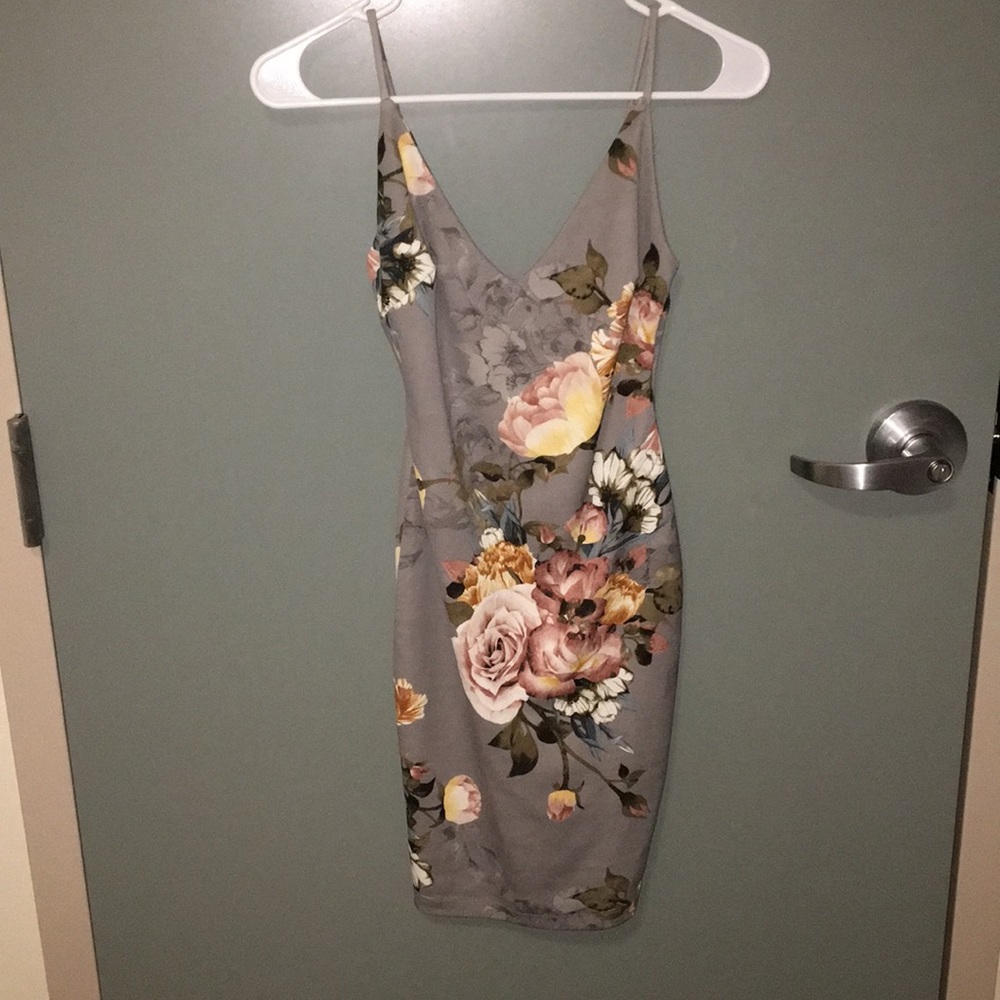 Grey Bodycon Dress